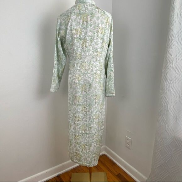 Handmade Womens Ethereal Brocade Cheongsam Gown Whimsigoth Fairy Vtg Dress S/M - Picture 2 of 12